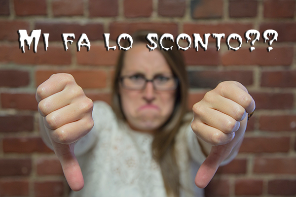 mi fa lo sconto